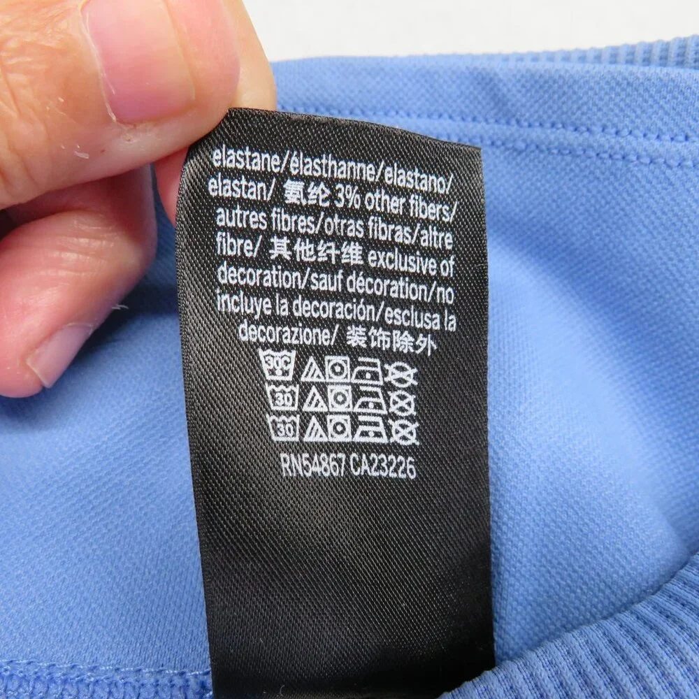 PINK Active Leggings Womens Medium Blue Seamless High Waist Stretch‎ Yoga Pants